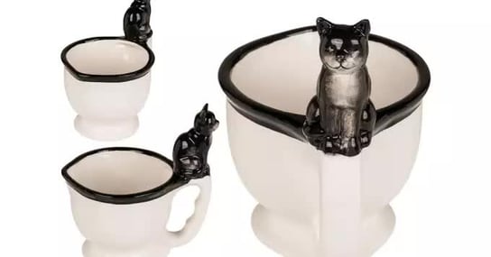Ceramiczny kubek Lifestyle –Czarny Kot 300ml Inna marka