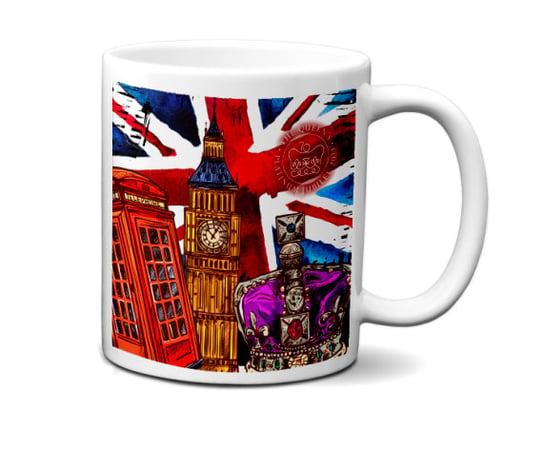 Ceramiczny Kubek Mrapol 300ml Podróże I Love London Londyn UK v3 Mrapol