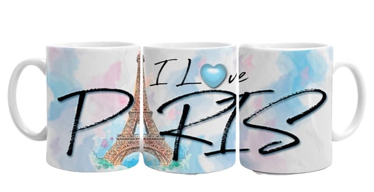 Ceramiczny Kubek Mrapol 300ml Podróże I Love Paris Paryż Mrapol