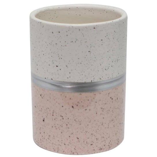 Ceramiczny kubek na szczoteczki, różowy, 7 x 10 cm Douceur d'intérieur