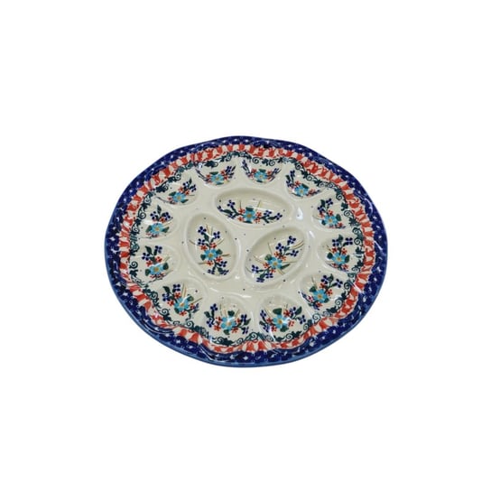 Ceramiczny talerz do jaj Ceramika Bolesławiec Ceramika Bolesławiec ANDY