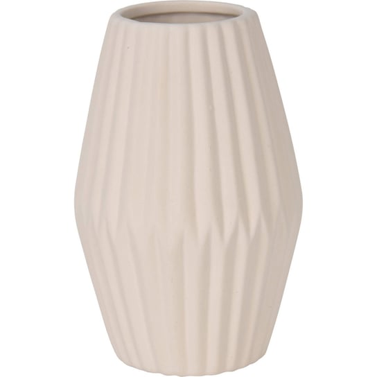 Ceramiczny wazon prążkowany, wys. 17 cm Home Styling Collection