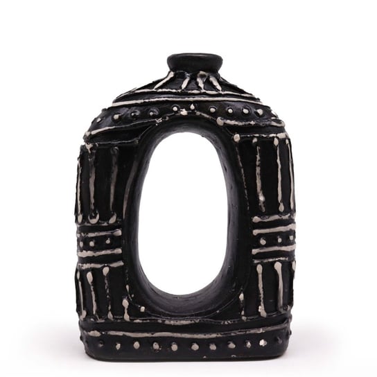 Ceramiczny Wazon z Bali – Owal z dziurą 23 cm Inna marka