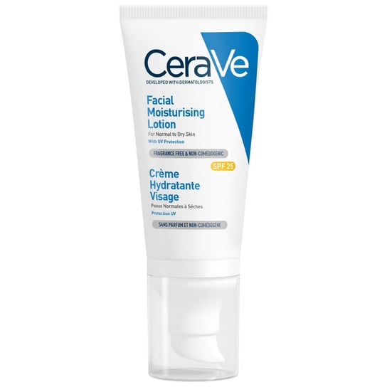 CeraVe, krem nawilżający do twarzy z ceramidami, SPF 25, 52 ml CeraVe
