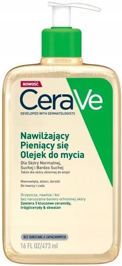 CeraVe, Nawilżający pieniący olejek do mycia, 473 ml CeraVe