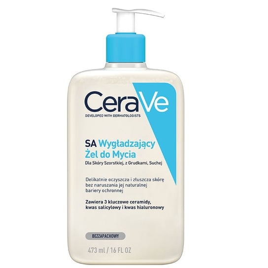 CeraVe SA, Wygładzający żel do mycia, 473 ml CeraVe