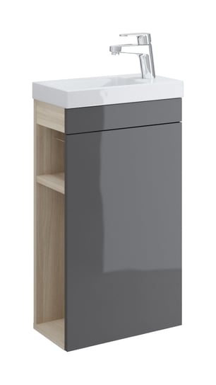 Cersanit Smart szafka 40 cm podumywalkowa wisząca szara S568-023 Inna marka