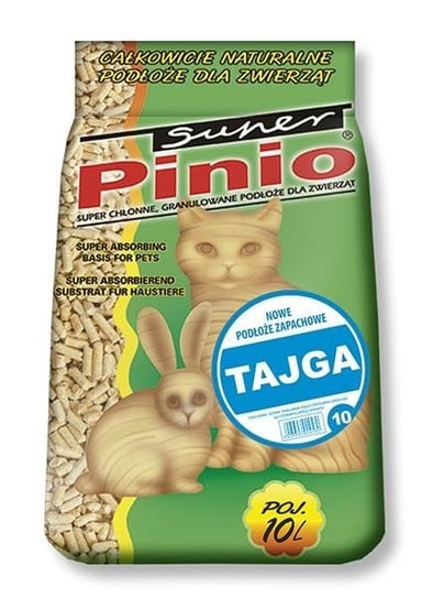 Certech Super Benek Pinio Tajga 10 l - żwirek drewniany dla kotów o zapachu tajgi 10l Inny producent