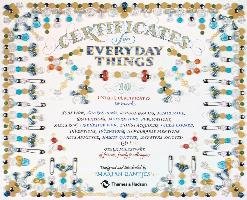 Certificates for Everyday Things Bantjes Marian