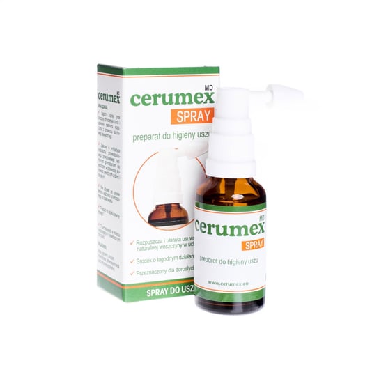 Cerumex MD Spray, Preparat do higieny uszu, 30 ml Cerumex MD