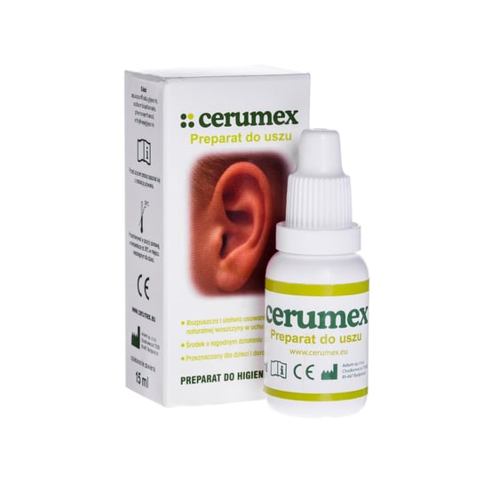Cerumex, Preparat do higieny uszu, 15 ml Cerumex