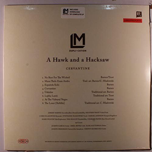 Cervantine, płyta winylowa A Hawk and A Hacksaw