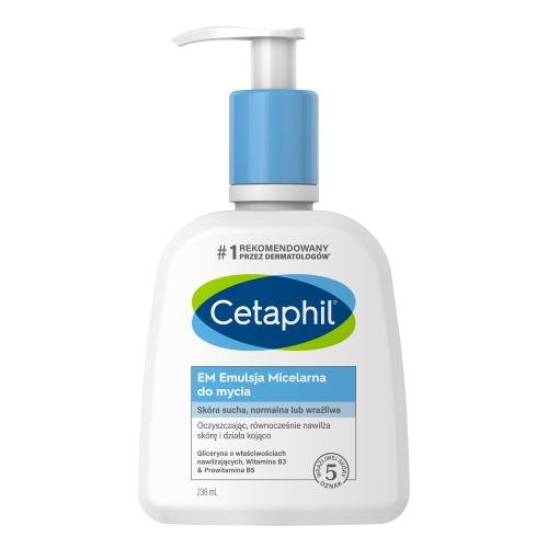 Cetaphil, emulsja micelarna do mycia twarzy EM, 236 ml Cetaphil