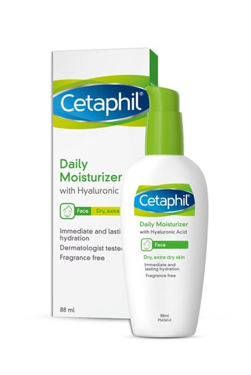 Cetaphil, krem nawilżający do twarzy na dzień z kwasem hialuronowym, 88 ml Cetaphil