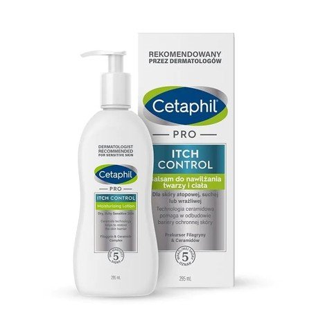 Cetaphil Pro Itch Control, balsam do nawilżania twarzy i ciała, 295 ml Cetaphil