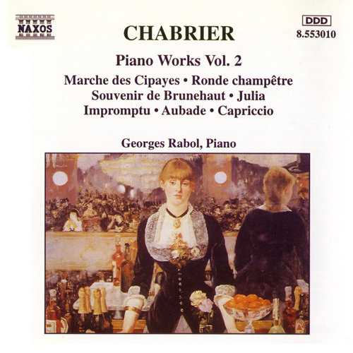 Chabrier: Piano Works. Volume 2 Rabol Georges