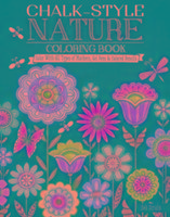Chalk-Style Nature Coloring Book Strain Deb