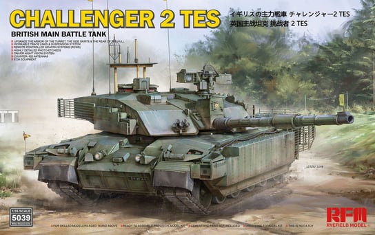 Challenger 2 Tes (British Main Tank) 1:35 Rye Field Model 5039 Rye Field Model