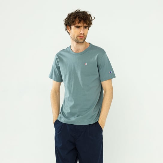 Champion Basic C Logo Crewneck T-Shirt Pastel Blue - S Champion