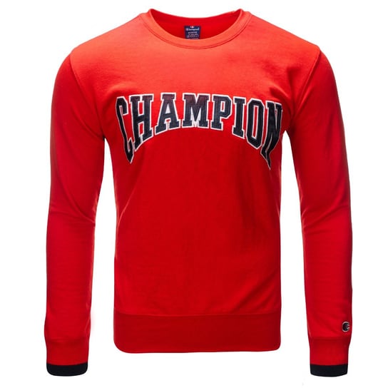 Champion bluza męska czerwona klasyczna 215748-S21-RS011 L Champion