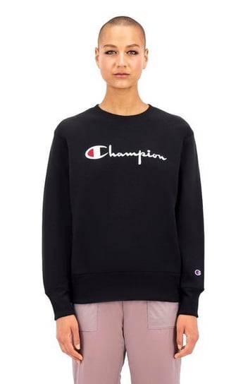 Champion, Bluza sportowa damska, Reverse Weave Sweatshirt - 113795-KK001, rozmiar XS, czarny Champion