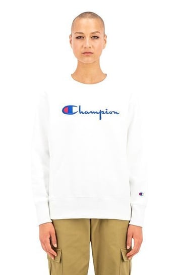 Champion, Bluza sportowa damska, Reverse Weave Sweatshirt - 113795-WW001, rozmiar S, biały Champion