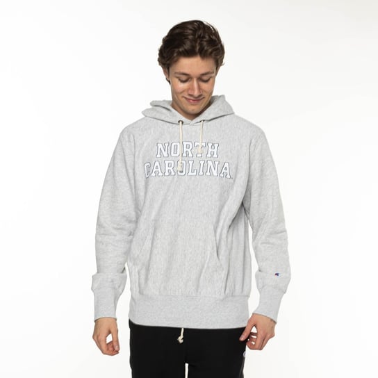 Champion Hooded Sweatshirt GREY NORTH CAROLINA - L Champion