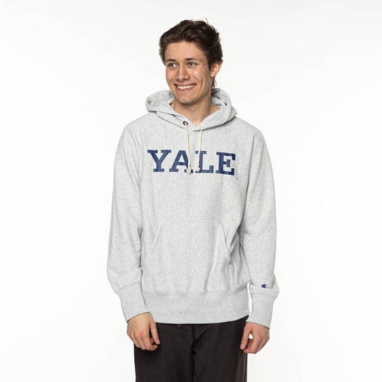 Champion Hooded Sweatshirt GREY YALE - S Champion