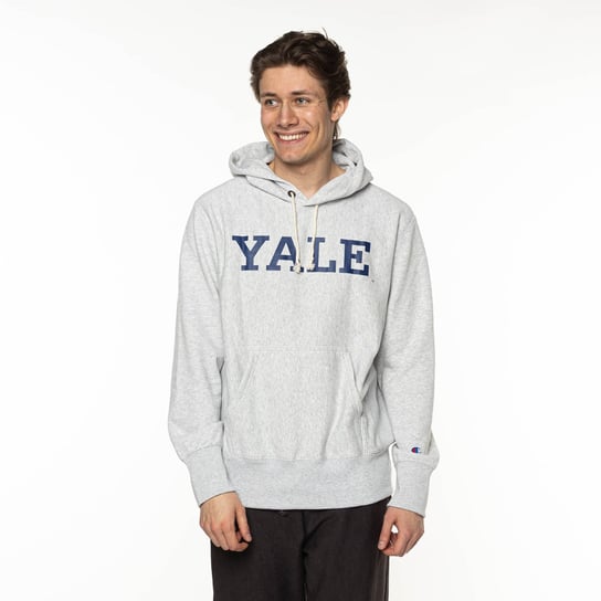 Champion Hooded Sweatshirt GREY YALE - XL Champion