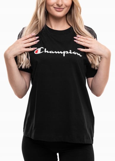 Champion koszulka damska t-shirt bluzka sportowa wygodna bawełniana r. S Champion