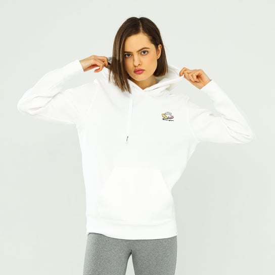 Champion Wmns City Snack Organic Cotton Blend Hoodie White - M Champion