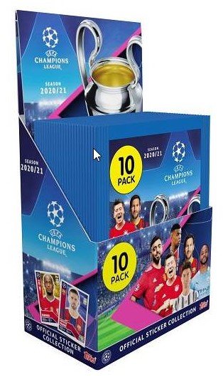 Champions League UEFA Box 30 Saszetek z Naklejkami Burda Media Polska Sp. z o.o.