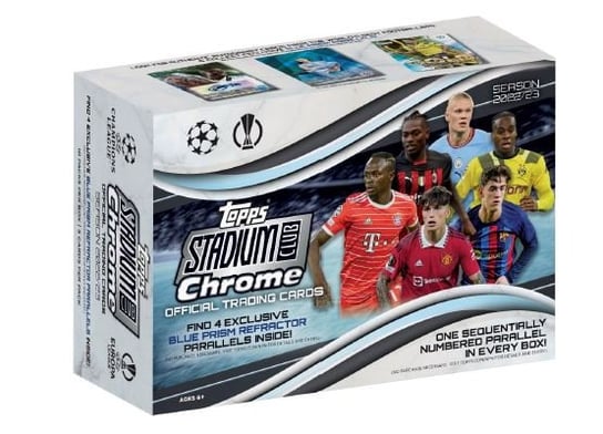Champions League UEFA Topps Stadium Club Chrome Trading Cards Box Burda Media Polska Sp. z o.o.