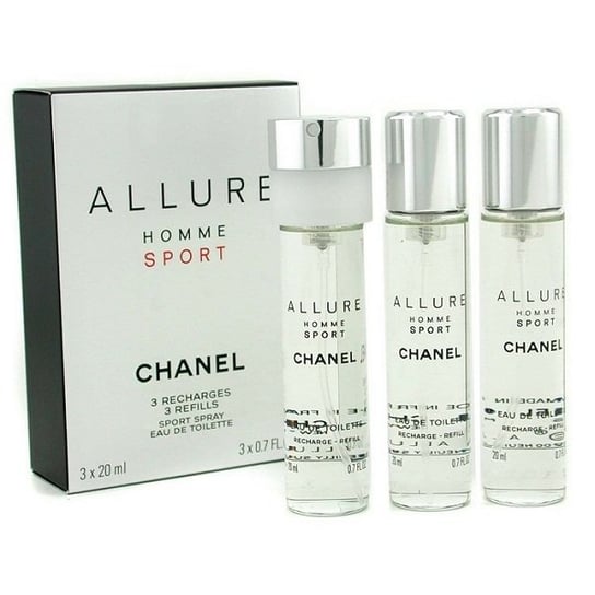 Chanel, Allure Homme Sport, zestaw kosmetyków, 3 szt. Chanel