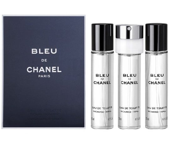 Chanel, Bleu de Chanel Pour Homme, woda toaletowa, 3 szt. Chanel