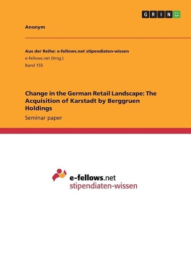 Change in the German Retail Landscape Anonym