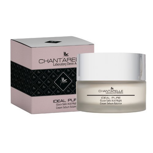 CHANTARELLE, krem do skóry tlustej na noc antybakteryjny, 50 ml, IDEAL PURE Gluco-Salic Acid Night Cream CHANTARELLE