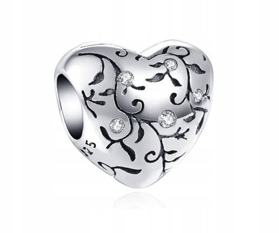 Charms SERCE do bransolet modułowych SREBRO C170 GLOBAL SILVER
