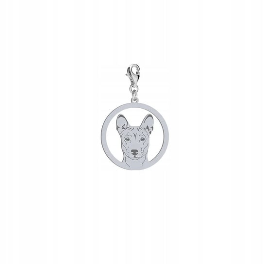 Charms Srebrny z psem rasy Basenji 925 Karabińczyk Prezent DEDYKACJA GRATIS Mejk Jewellery