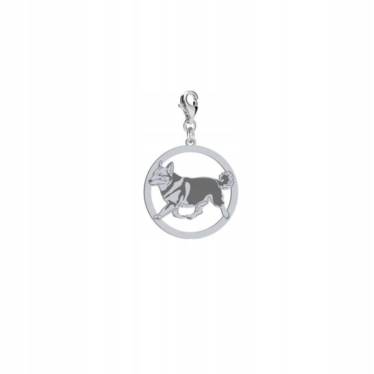 Charms Srebrny z Swedish Vallhund 925 Biżuteria Prezent DEDYKACJA GRATIS Mejk Jewellery