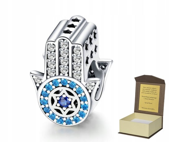 Charms SREBRO Ręka Fatimy do bransolet C153 GLOBAL SILVER