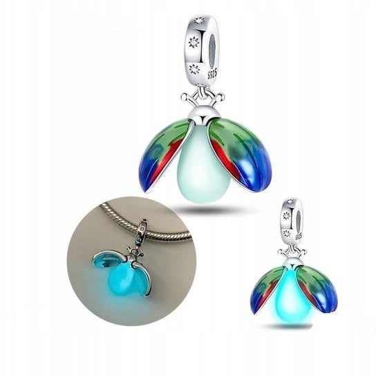 Charms ŚWIECĄCY ŻUCZEK do bransolet SREBRO Z C279 GLOBAL SILVER