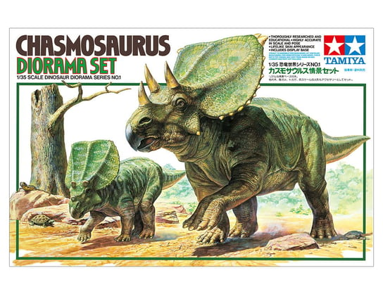 Chasmosaurus Diorama Set 1:35 Tamiya 60101 Tamiya