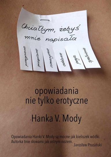 Chciałbym, żebyś mnie napisała - ebook mobi Mody Hanka V.