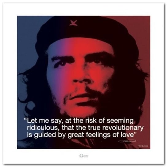 Che Guevara plakat obraz 40x40cm Wizard+Genius