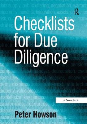 Checklists for Due Diligence Howson Peter