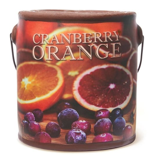 Cheerful Candle duża świeca zapachowa w ozdobnej ceramice 2 knoty 20 oz 567 g - Cranberry Orange Inna marka