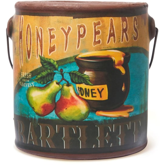 Cheerful Candle duża świeca zapachowa w ozdobnej ceramice 2 knoty 20 oz 567 g - Honey Pears Inna marka
