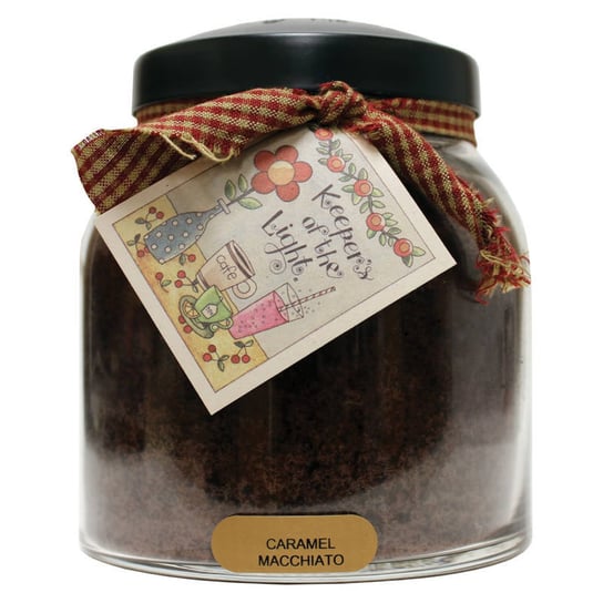 Cheerful Candle Papa Jar duża świeca zapachowa w szklanym słoju 2 knoty 34 oz 963 g - Caramel Macchiato Inna marka