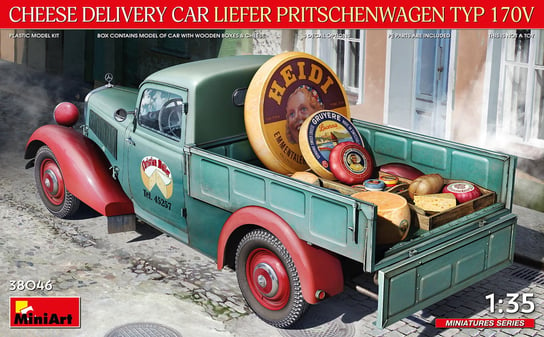 Cheese Delivery Car Liefer Pritschenwagen Typ 170v 1:35 MiniArt 38046 MiniArt